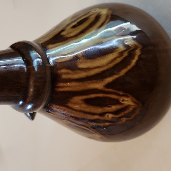 Vintage Polish Pottery Decanter with lid - Picture 10 of 11